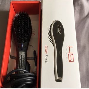New HSI PROFESSIONAL CERAMIC FLATIRON GLIDER BRUSH
